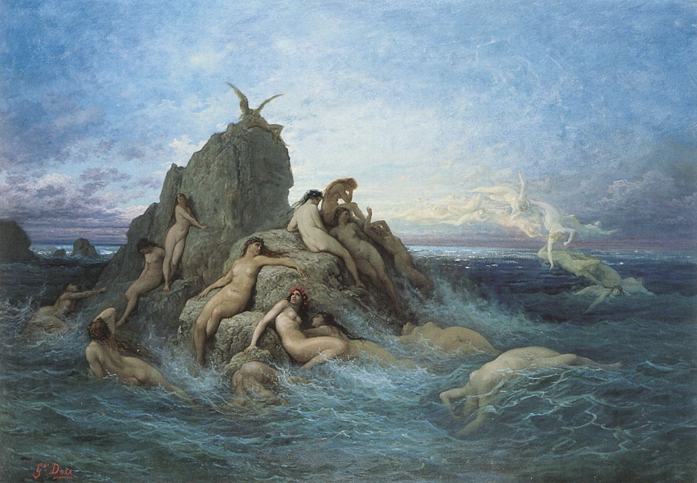 Dore, Gustave (1832-1883) - Les naiades de la mer.JPG